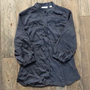 New York & Company Button-Down Blouse XS